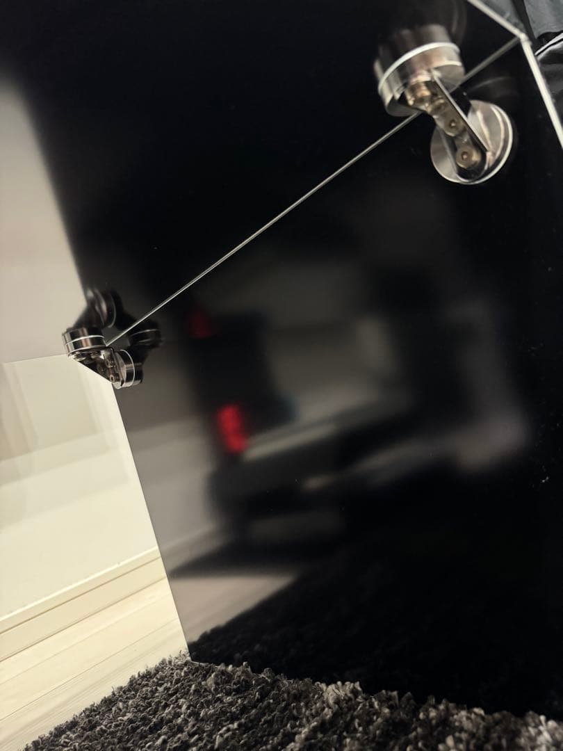 【期間限定価格！！】ローテーブル デスク ガラス ブラック【廃盤】