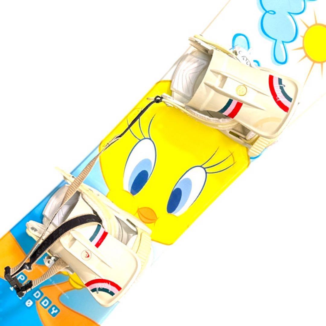 【2点セット】ジュニアスノーボード TWEETYトゥイーティー PUDDY120