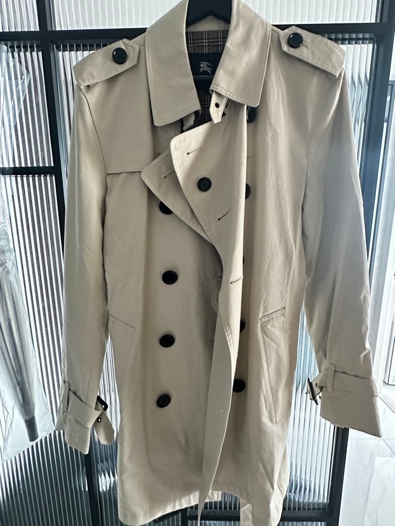 BURBERRY サイズ46 ダブルブレステッド ベルテッド トレンチ コート