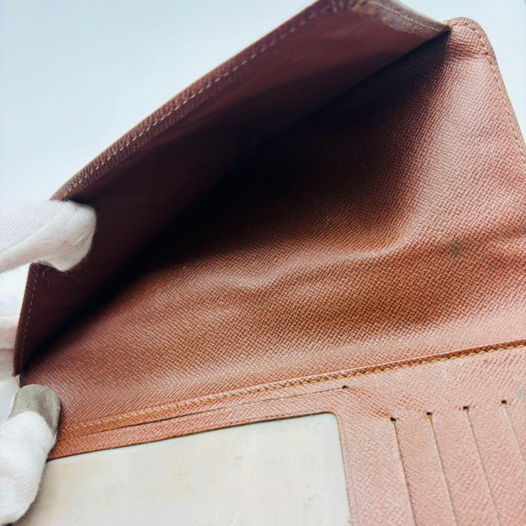 ルイヴィトン　ポルトフォイユ　三つ折り　財布　モノグラム　ウジェニ　リペア品