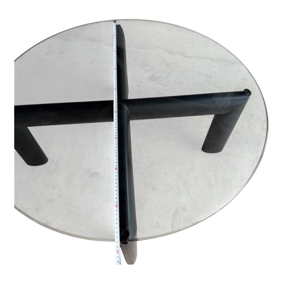 コルビジェ　リプロダクト　ガラス天板　ダイニングテーブル　二人暮らし