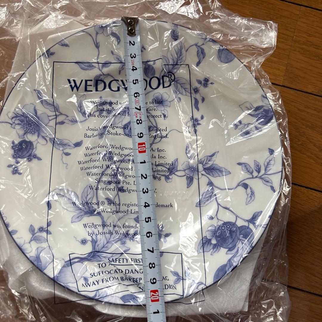 ウェッジウッド  ブループラム2 0cm 6枚 青い花柄の皿