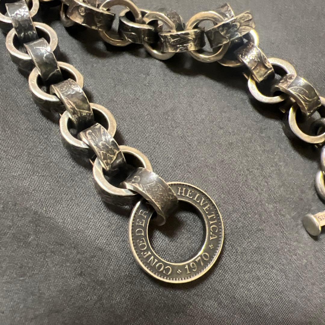 シルバーチェーンブレスレット