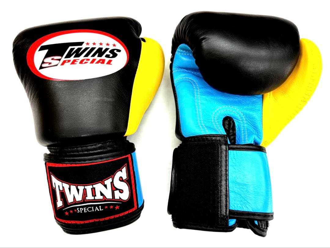 新品　TWINS グローブ 12oz 黒水黄　本革製　ツインズ　送料込