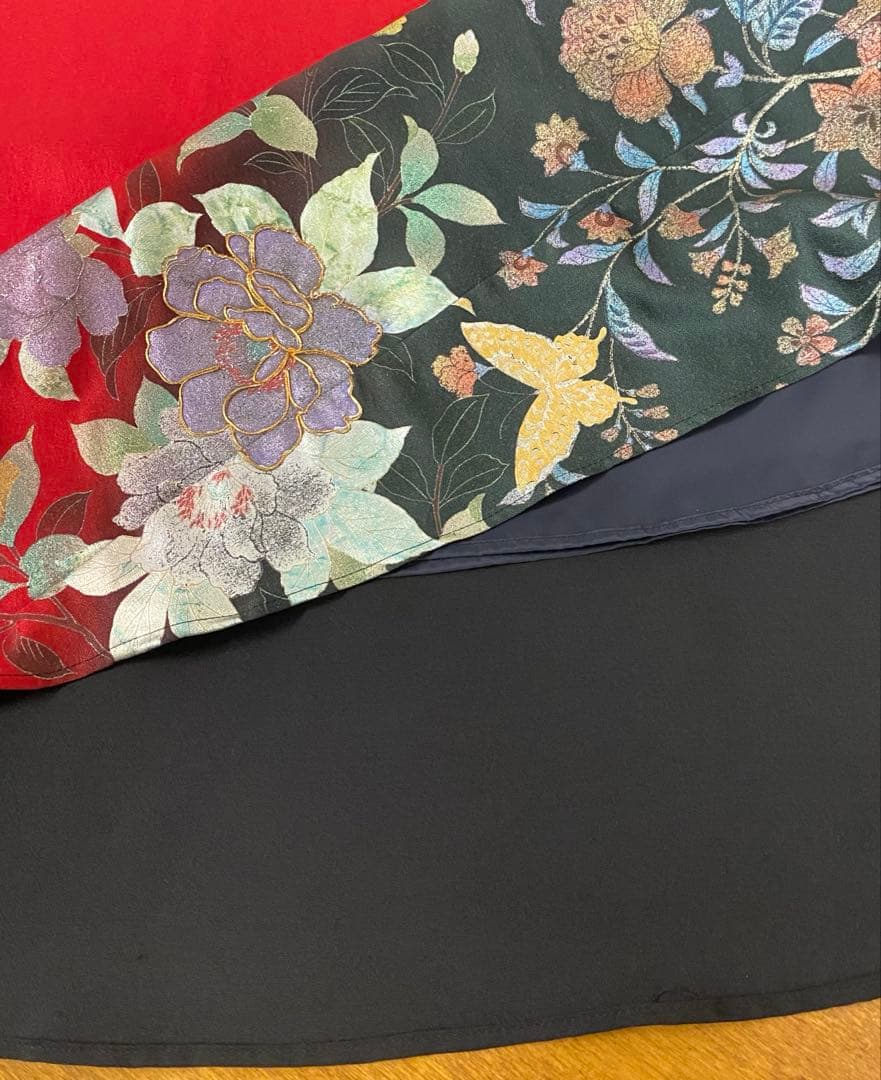 3269 着物　リメイク　ドレス　ワンピース