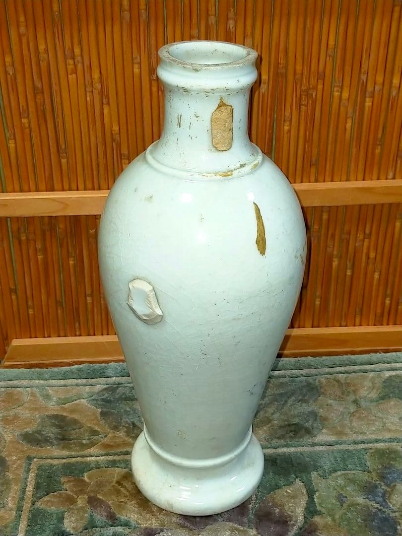 ♥値下げ！♥中国　青磁　花瓶　参考品　骨董　古玩