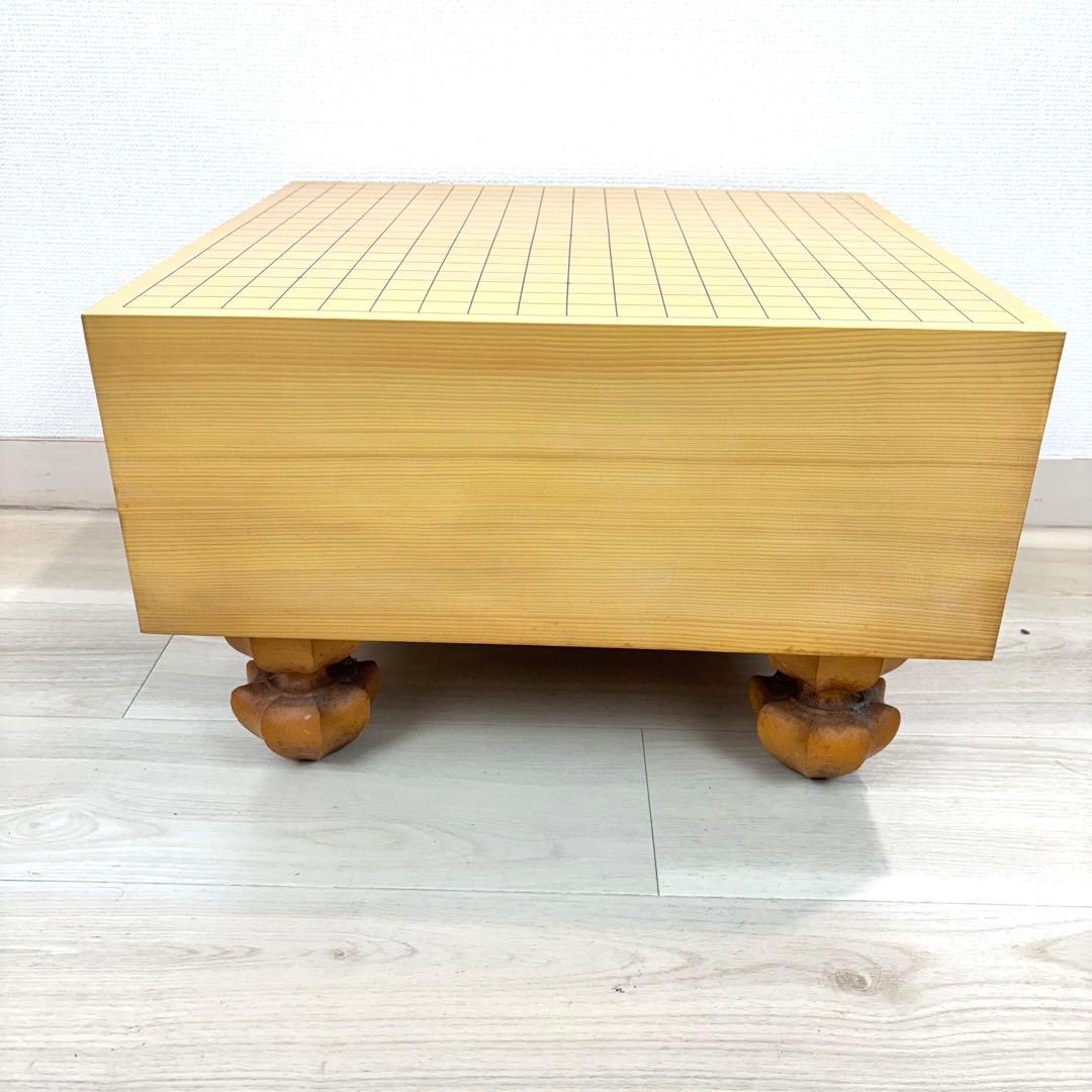 【美品】新榧　天地柾　碁盤蛤碁石号　碁笥セット 高級品　桐箱　碁盤へそ