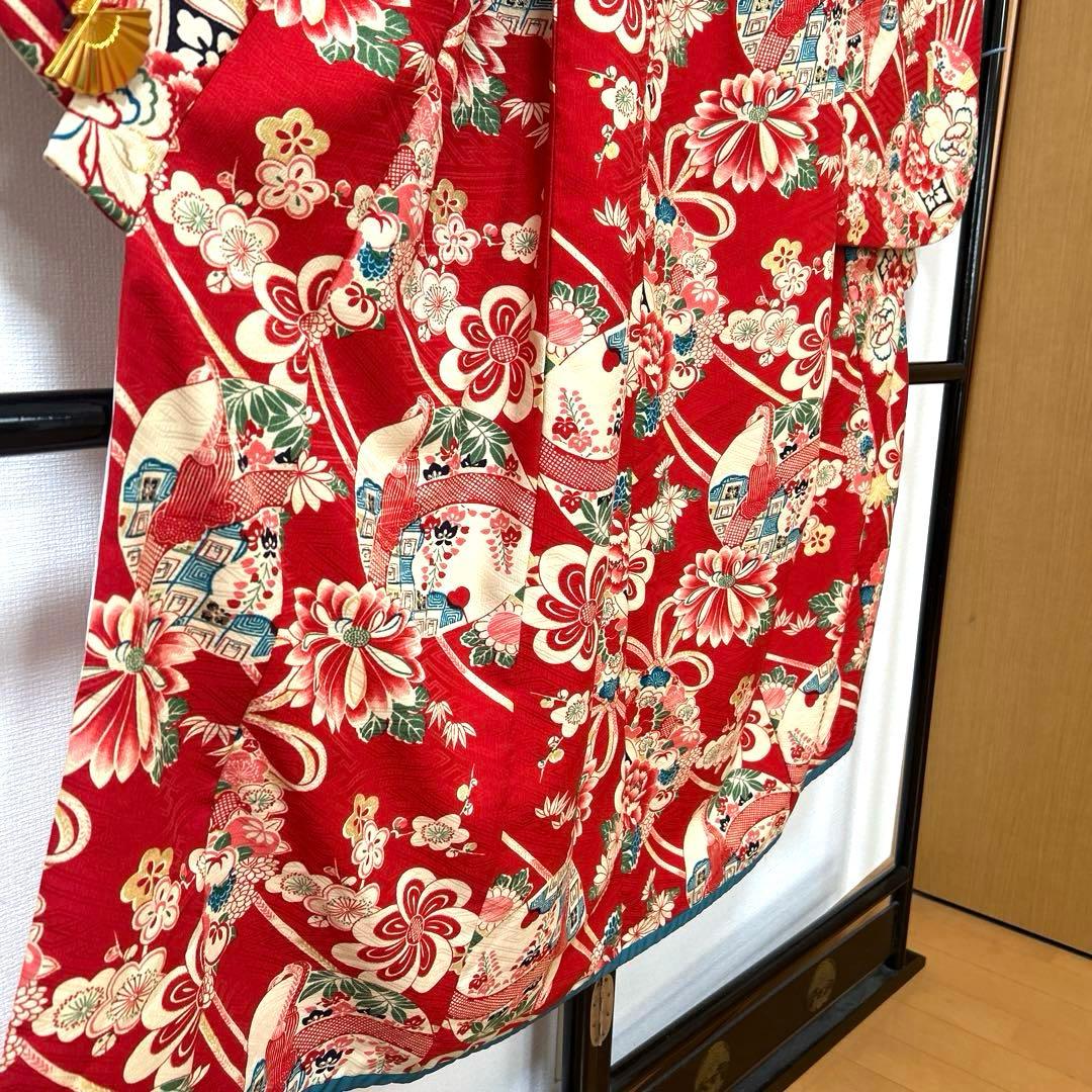 きょんちゃんNo.106 七五三　7歳 着物フルセット　　　モダンアンテナ