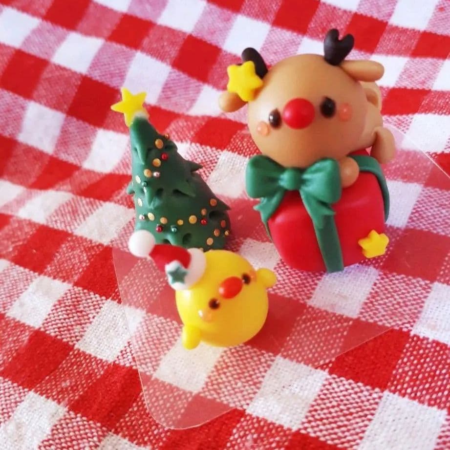 クリスマス☆トナカイさんセット♡仲良しひよこ&ツリー