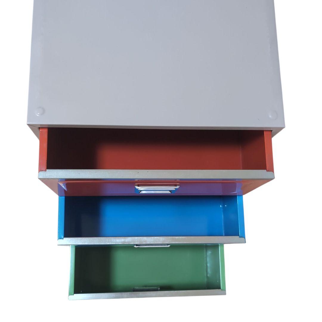 レトロ スチール 衣装ケース 収納 引き出し ３段