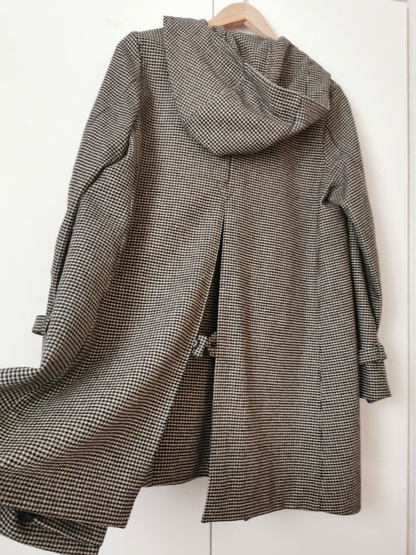 ★MACKINTOSH ★千鳥格子柄 　 　　　★ウールコート ★美品★定価9万