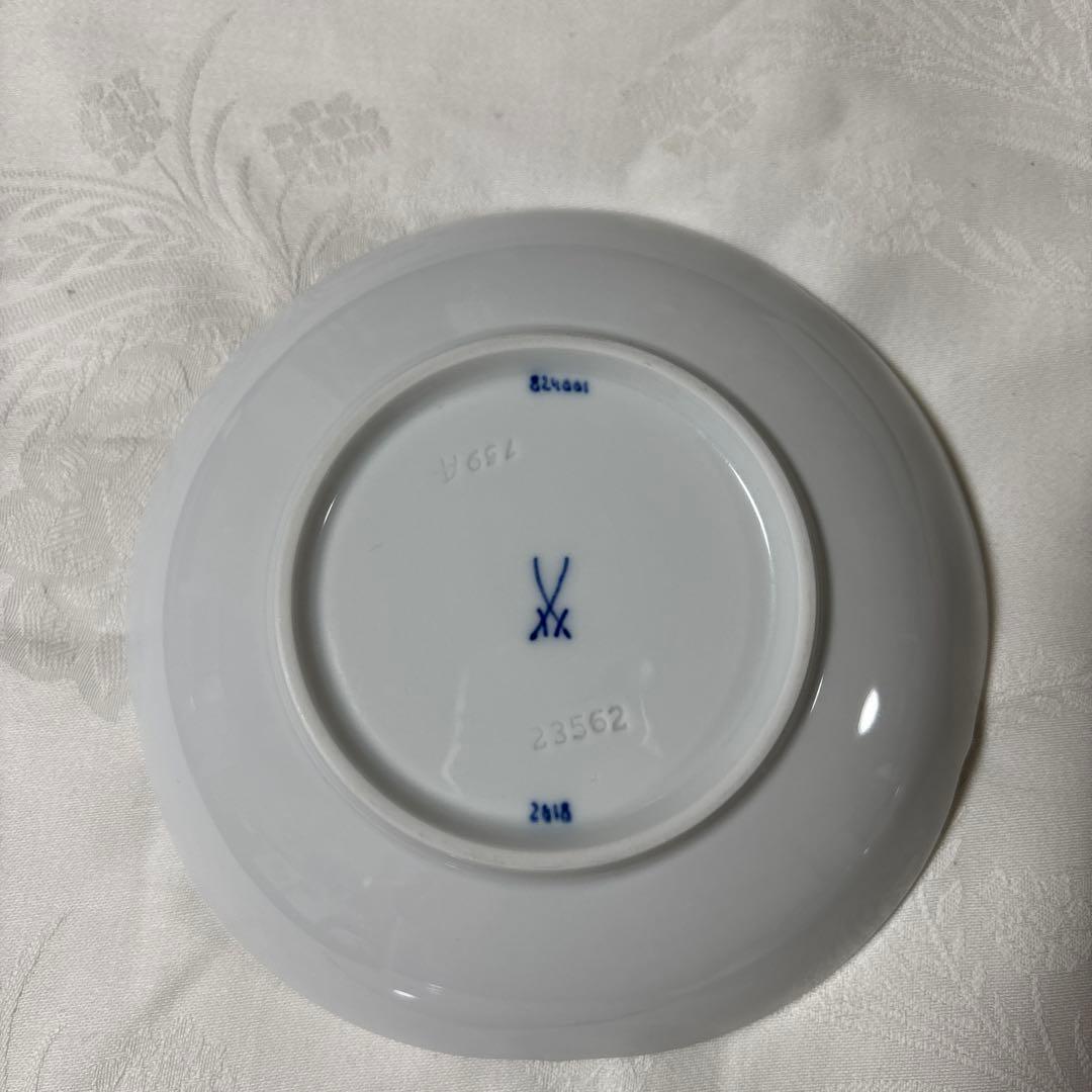 マイセン　ブルーオーキッド　プレート二種