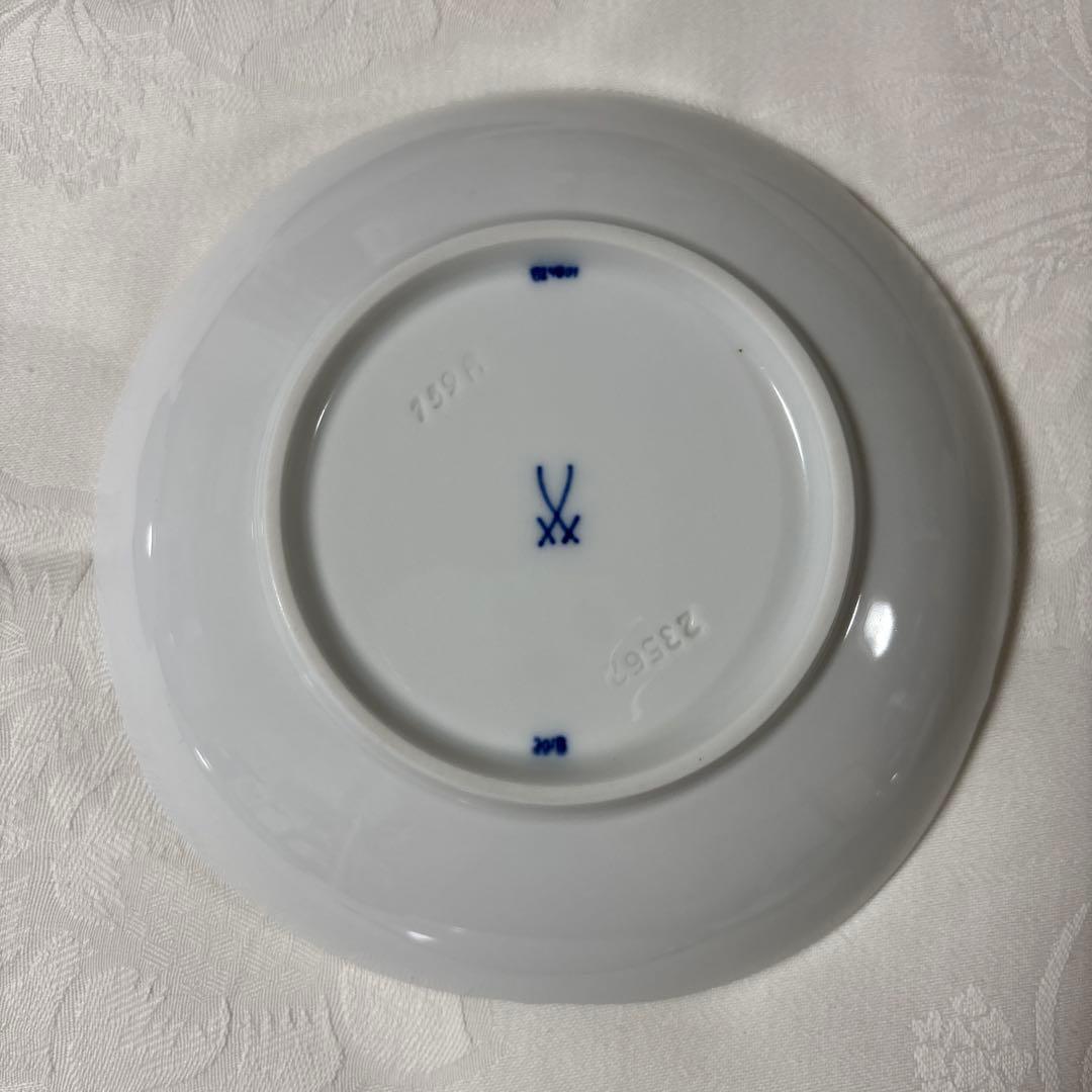 マイセン　ブルーオーキッド　プレート二種