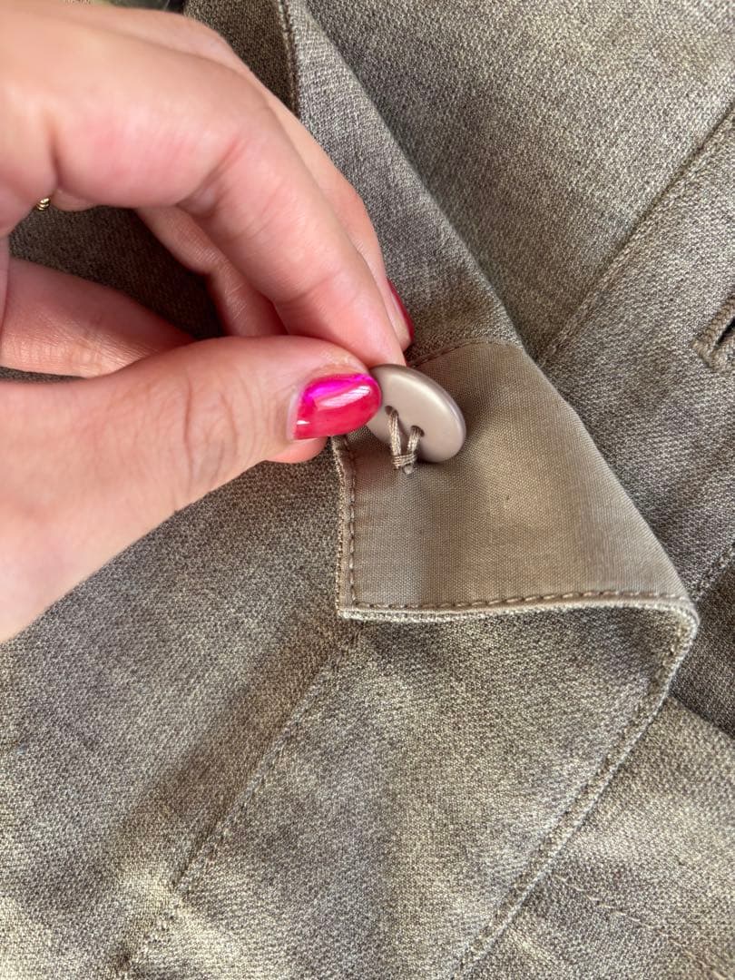 ウィムガゼット　【THE PAUSE】テーラーカラージャンプスーツ　ベージュ