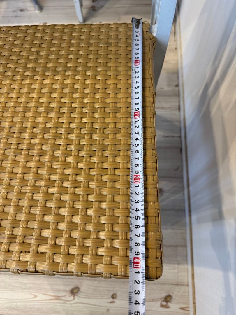 ラタン調スタッキングチェア 4脚セット テラス ガーデンチェア②