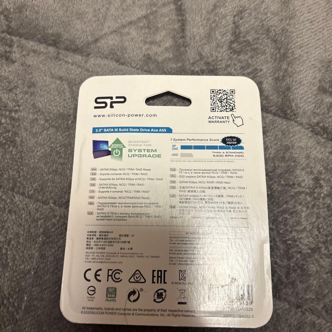 SP A55 1TB SATA III SSD 2.5インチ