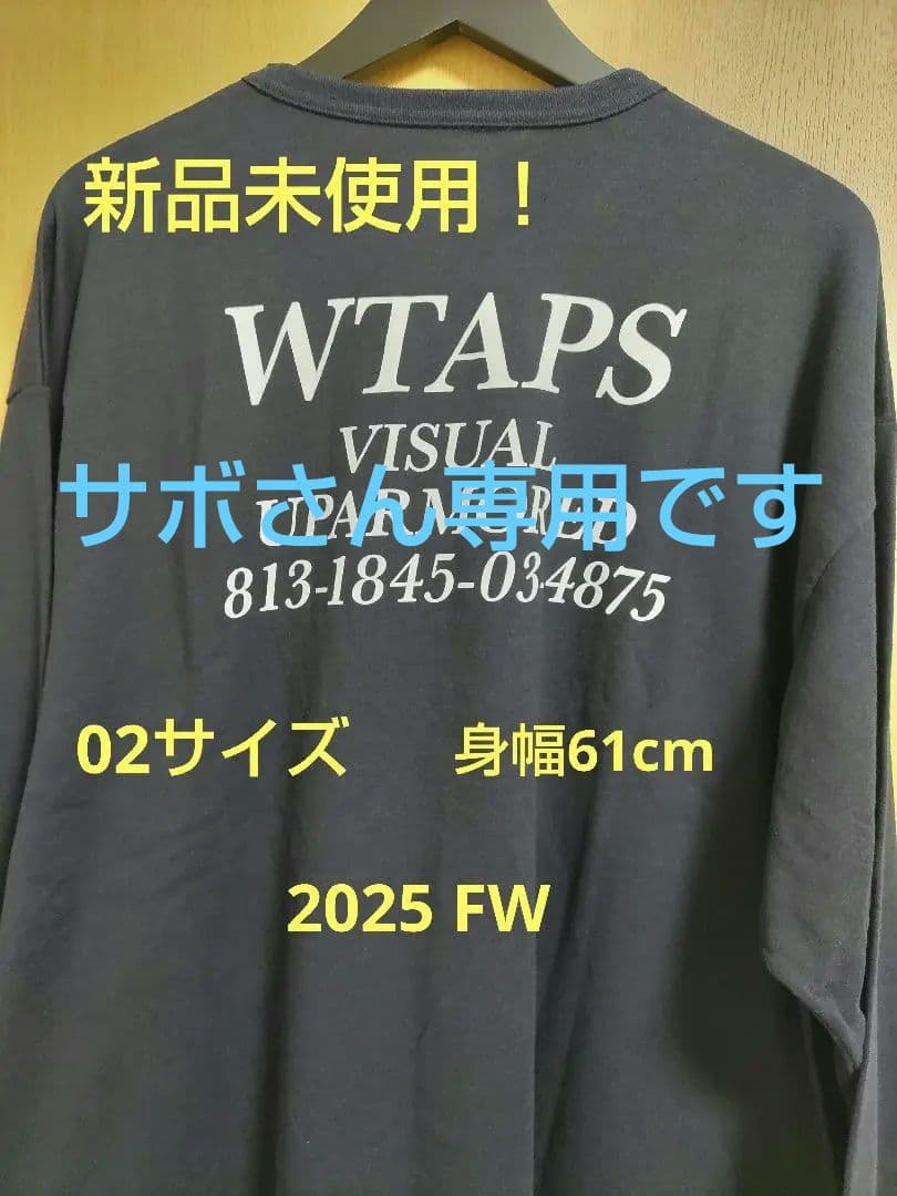 Wtaps NAVY L/S Tee 02サイズ