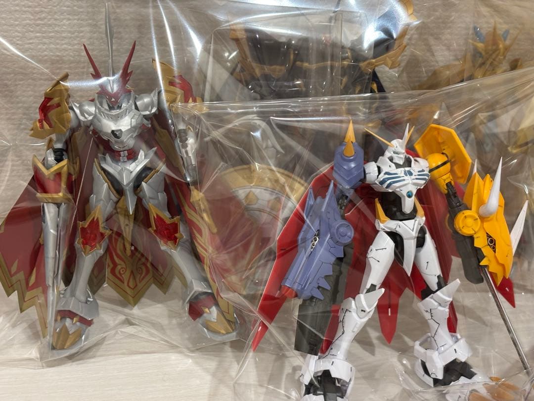 ①ジャンクプラモデル デジモン系・オメガモン ウォーグレイモン デュークモン 他