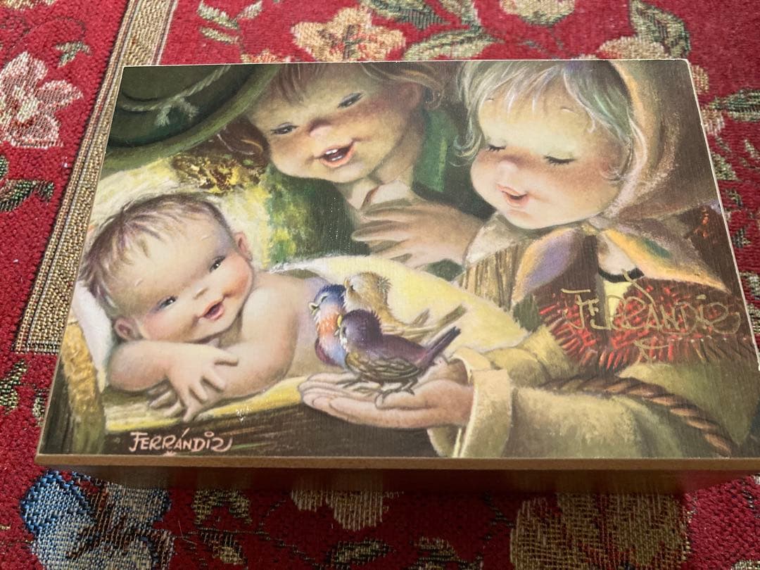 レア☆高級リュージュオルゴール アンリ人形 ホアン フェランディス 6体