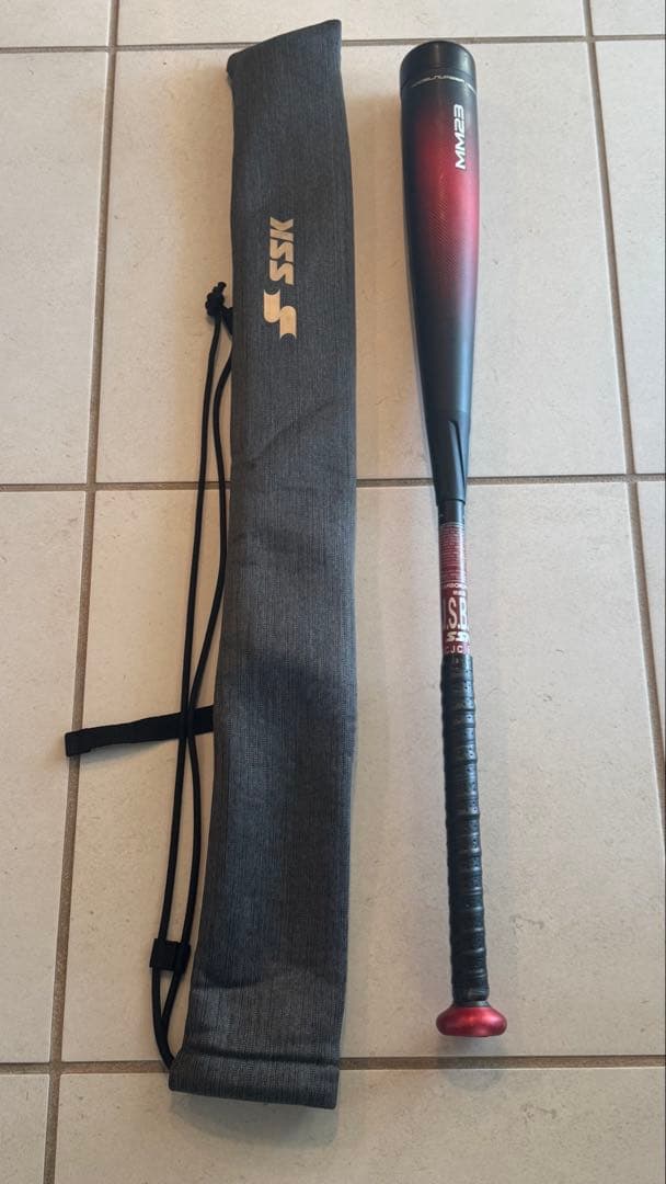 SSK mm23軟式バット　バットケース付き