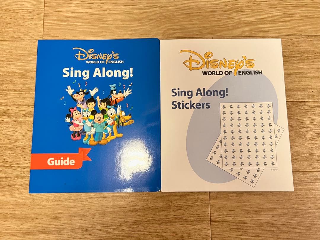 【美品】DWE ディズニー英語システム シングアロング CD 絵本 ソングブック
