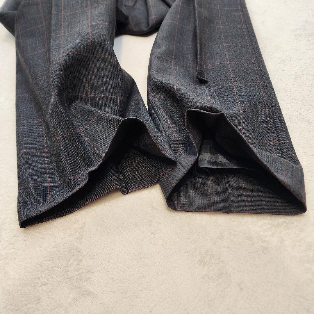 Paul Smith ポールスミス セットアップ スーツ パンツ グレー 裏地赤