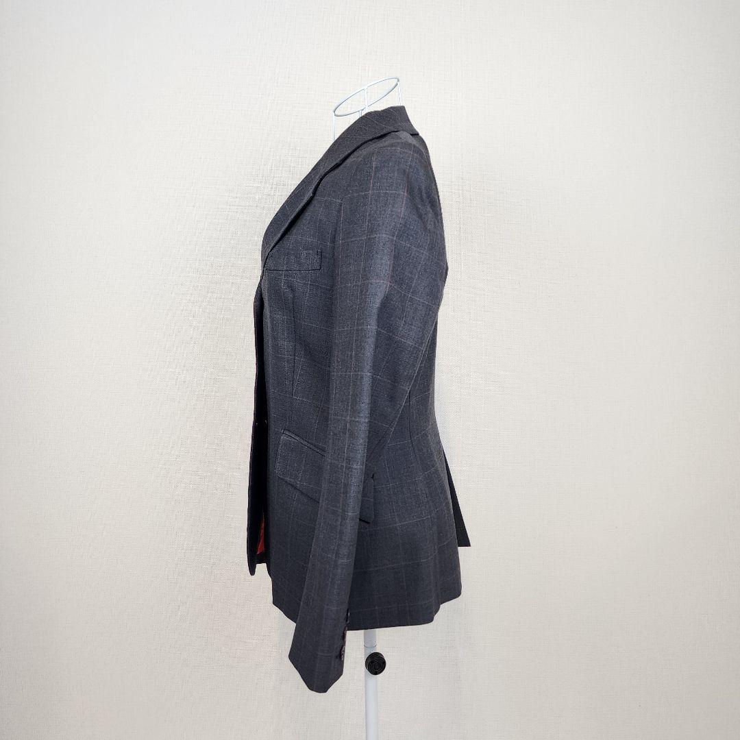 Paul Smith ポールスミス セットアップ スーツ パンツ グレー 裏地赤