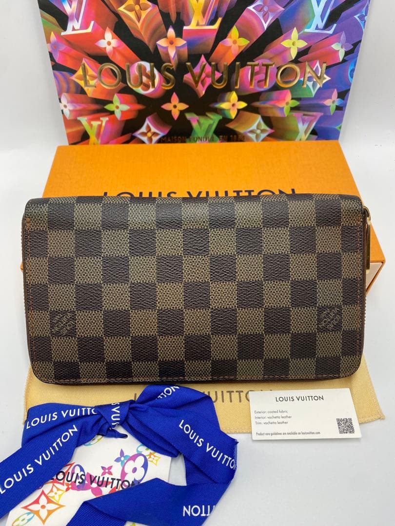 ✨極美品✨ ルイヴィトン　ジッピーオーガナイザー　ウォレット　ダミエ　長財布
