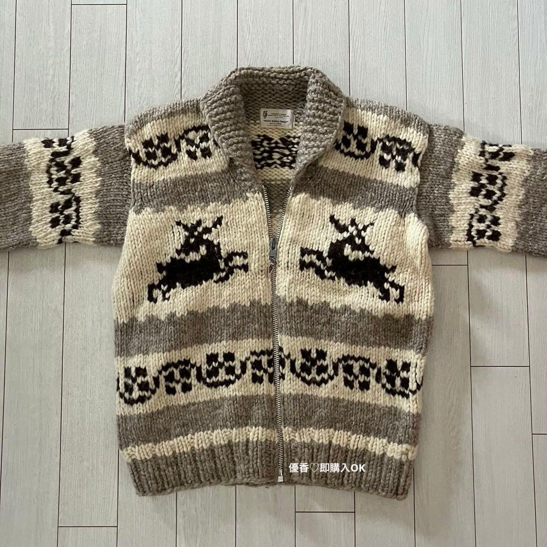 70s 80s Modeste Indian Genuine カウチンセーター