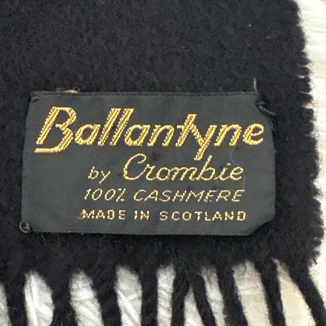バランタイン マフラー ストール カシミヤ フリンジ BALLANTYNE