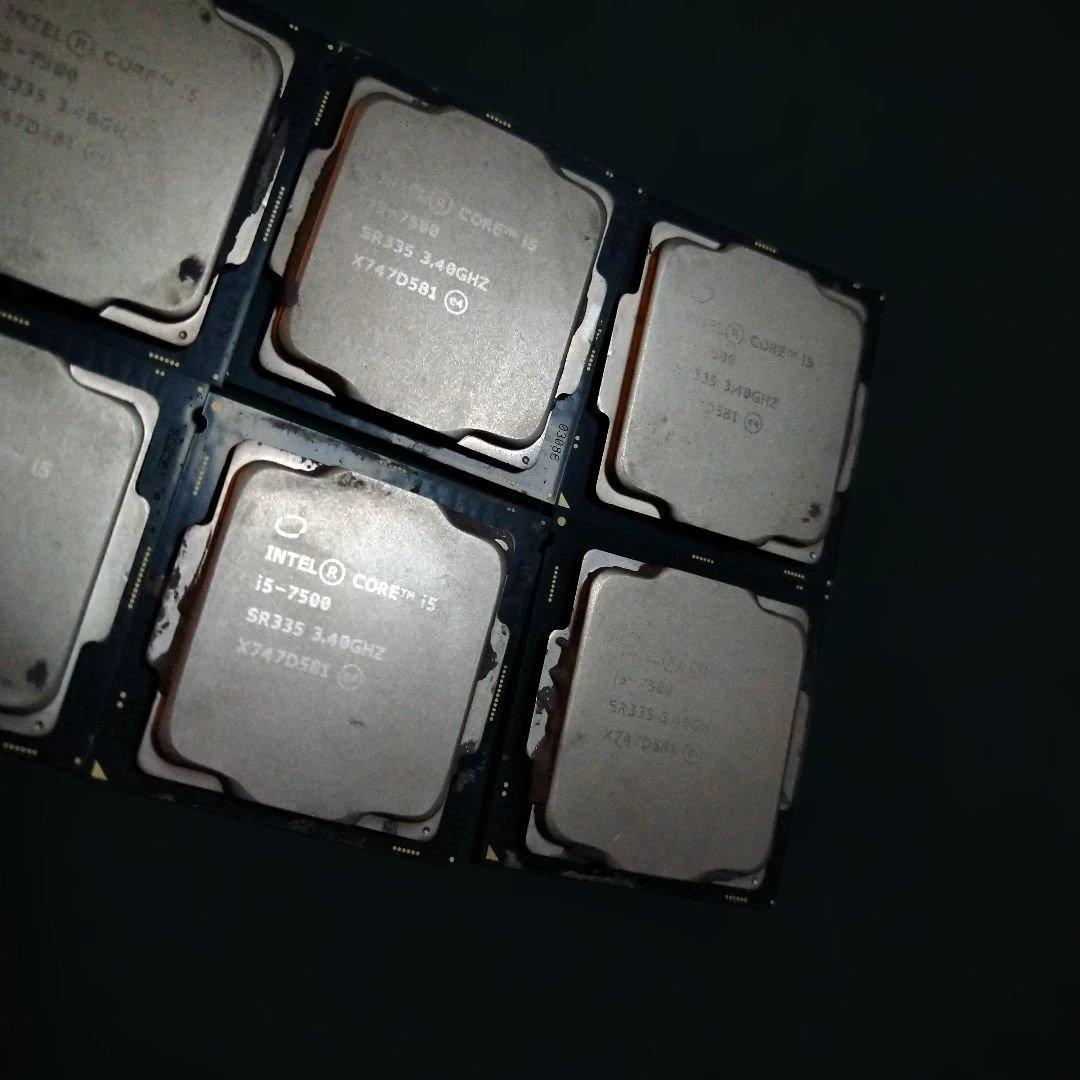 Intel Core i5 CPU i5-7500 6枚セット