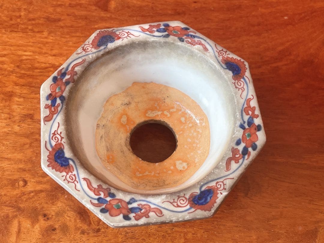 盆栽　大明萬暦年製　色絵雲龍鳳凰　鉢　中国鉢　盆栽小鉢 盆栽鉢 ミニ盆栽