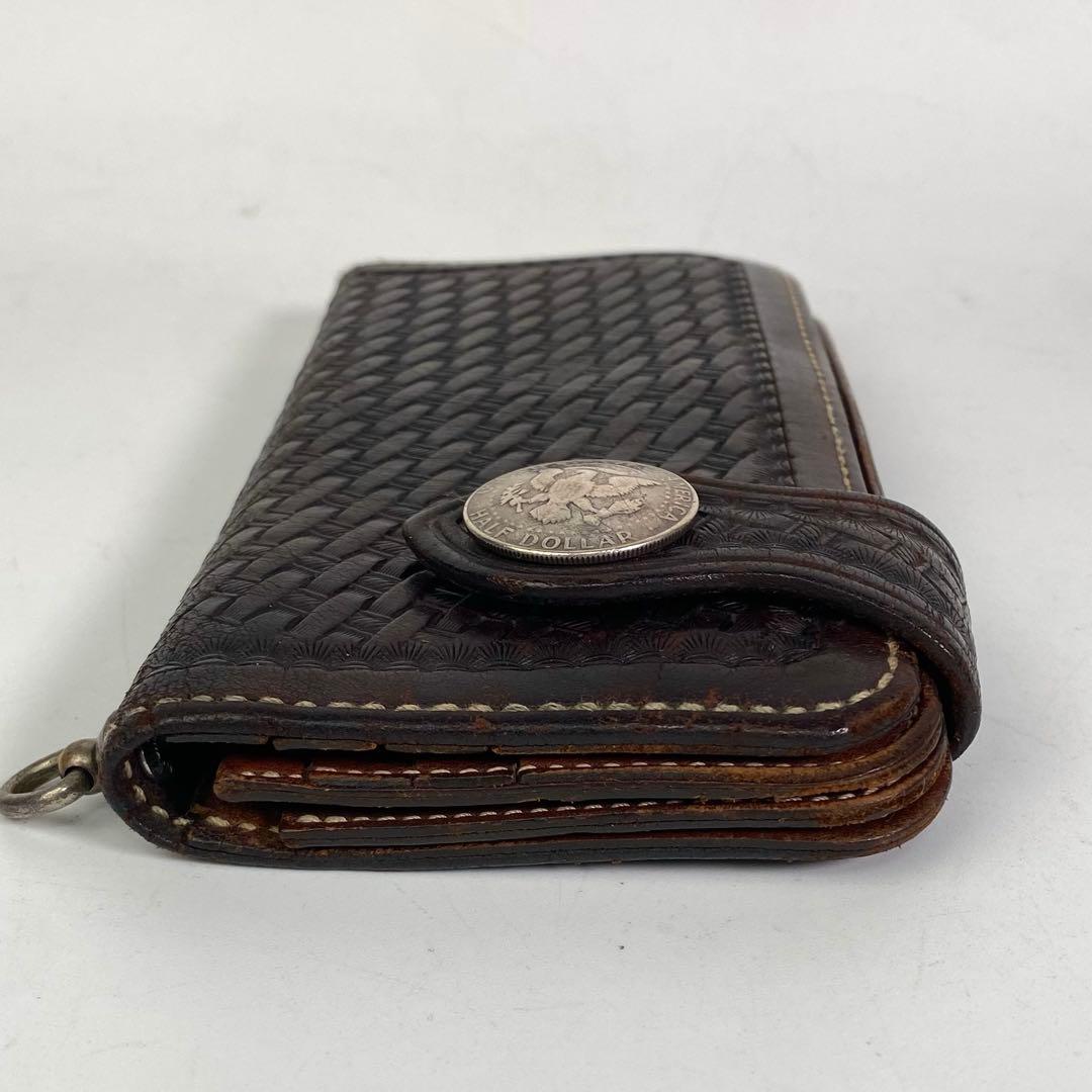 FUNNY　ライダーウォレット　バスケット　長財布　コンチョ