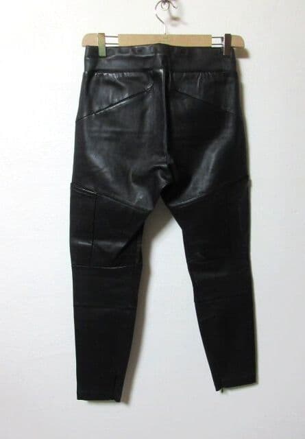 ATTACHMENT アタッチメント AP12-226 レザー パンツ 黒 3