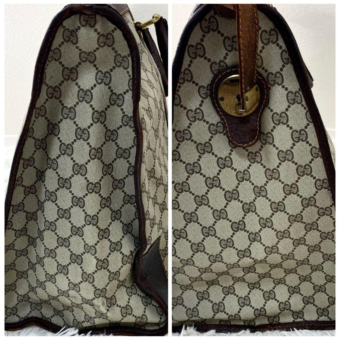 グッチ　GUCCI ボストンバッグ　旅行カバン　大容量　シェリーライン