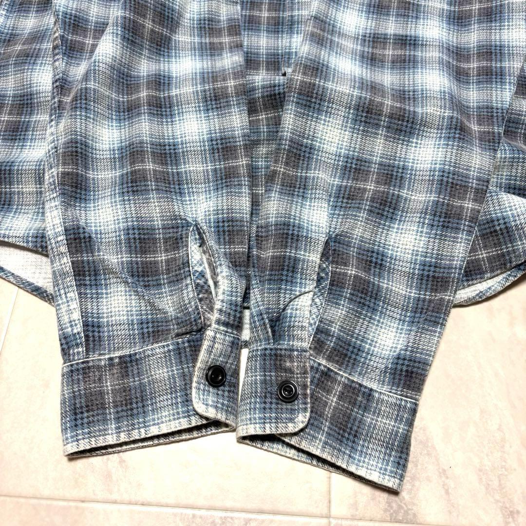 【完売品】stussy DAX PRINTED SHIRT オンブレプリントネル