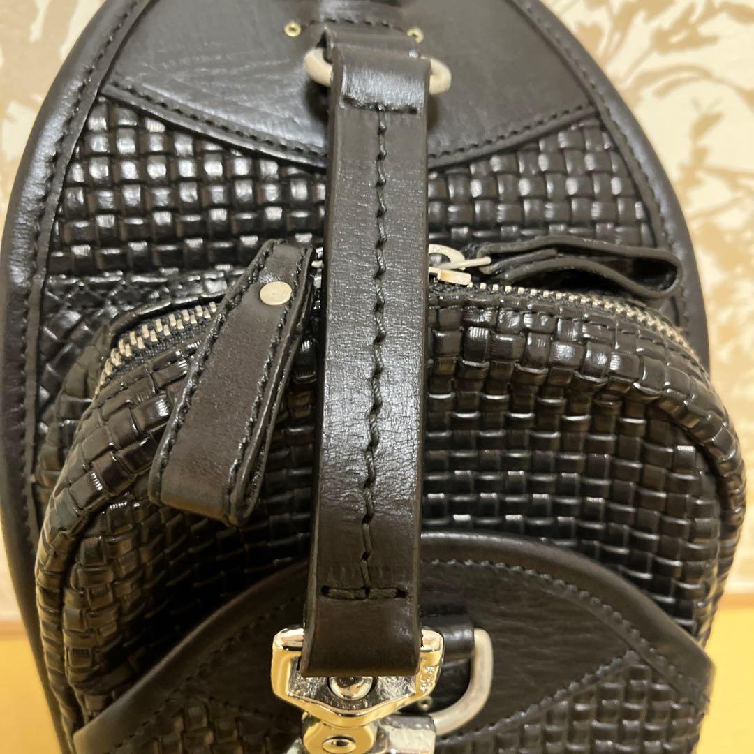 美品　Daniel＆Bob BODY BAG　PIPPO　メッシュ　革