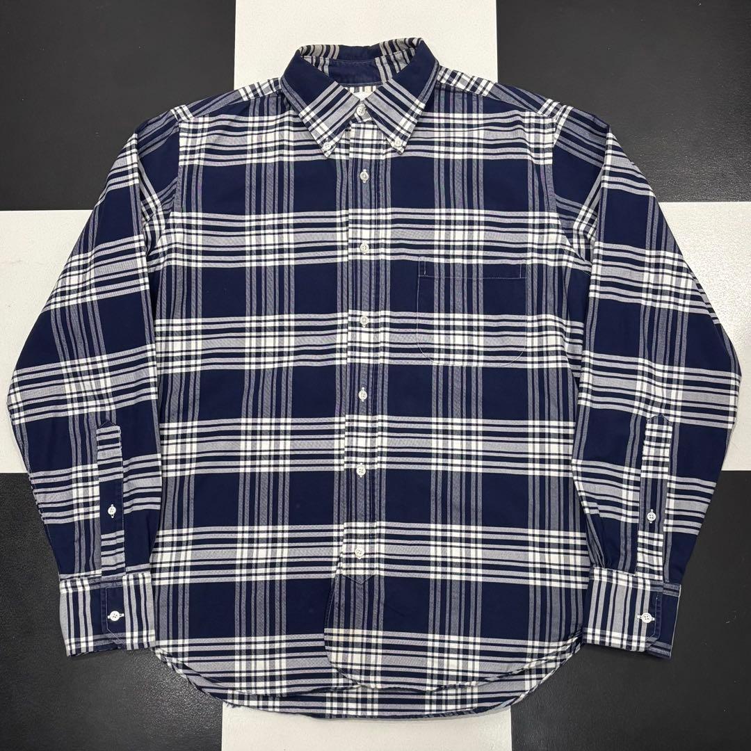 ブラックフリース ブルックスブラザーズ オックス ボタンダウン チェック シャツ