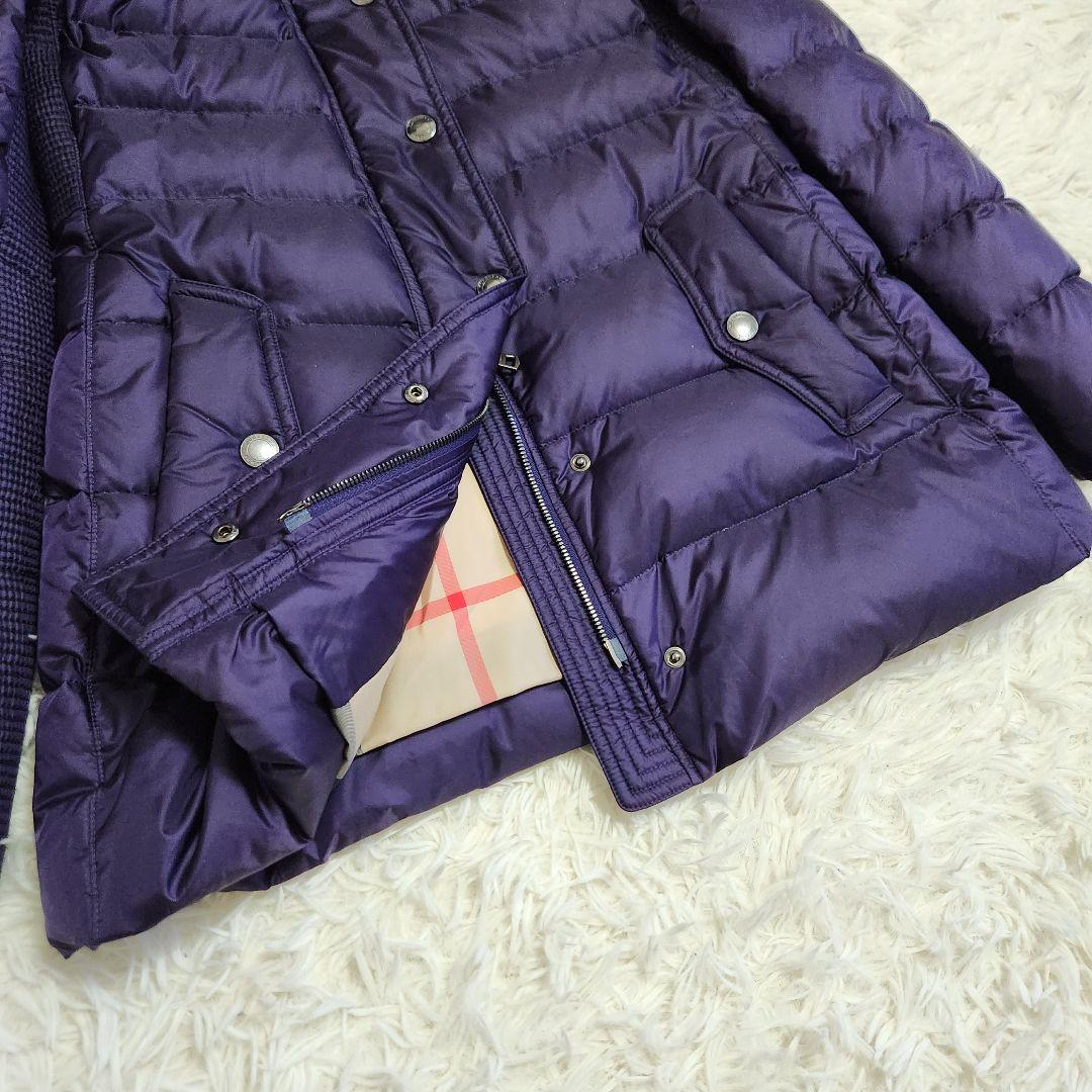 【訳あり極美品】バーバリーロンドン 2WAY ダウンジャケット ノバチェック
