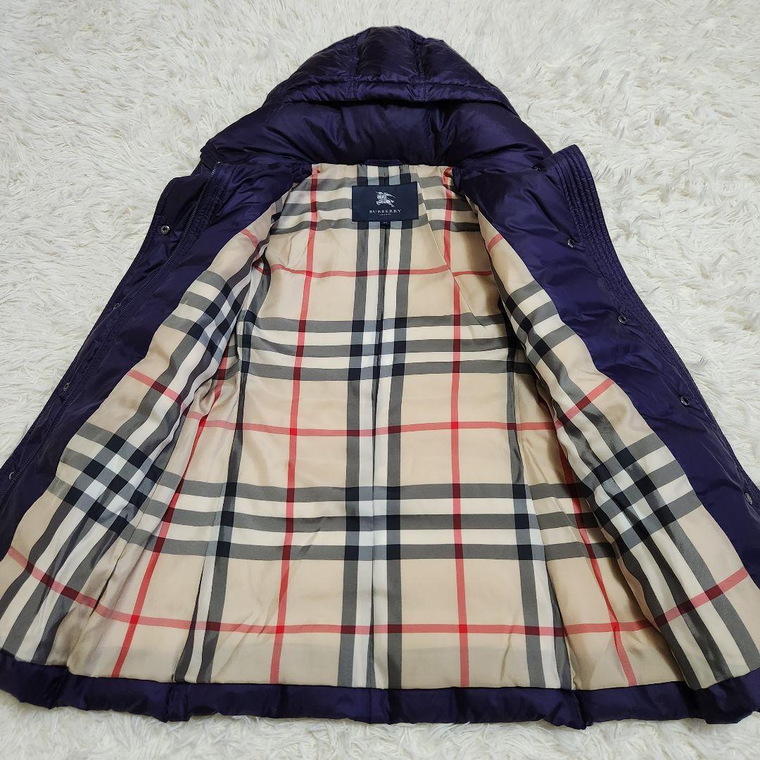【訳あり極美品】バーバリーロンドン 2WAY ダウンジャケット ノバチェック
