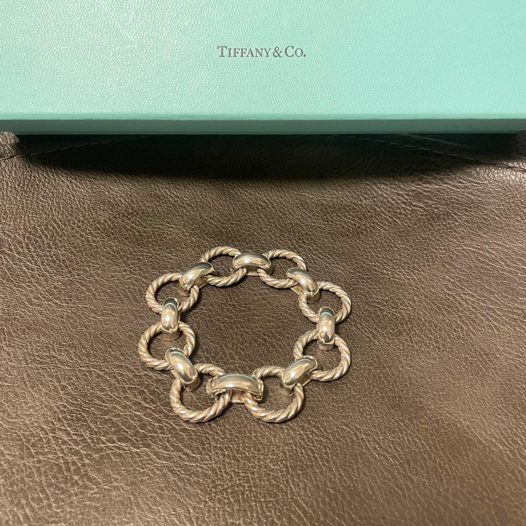 Tiffany ティファニー　ツイスト　サークル　ブレスレット