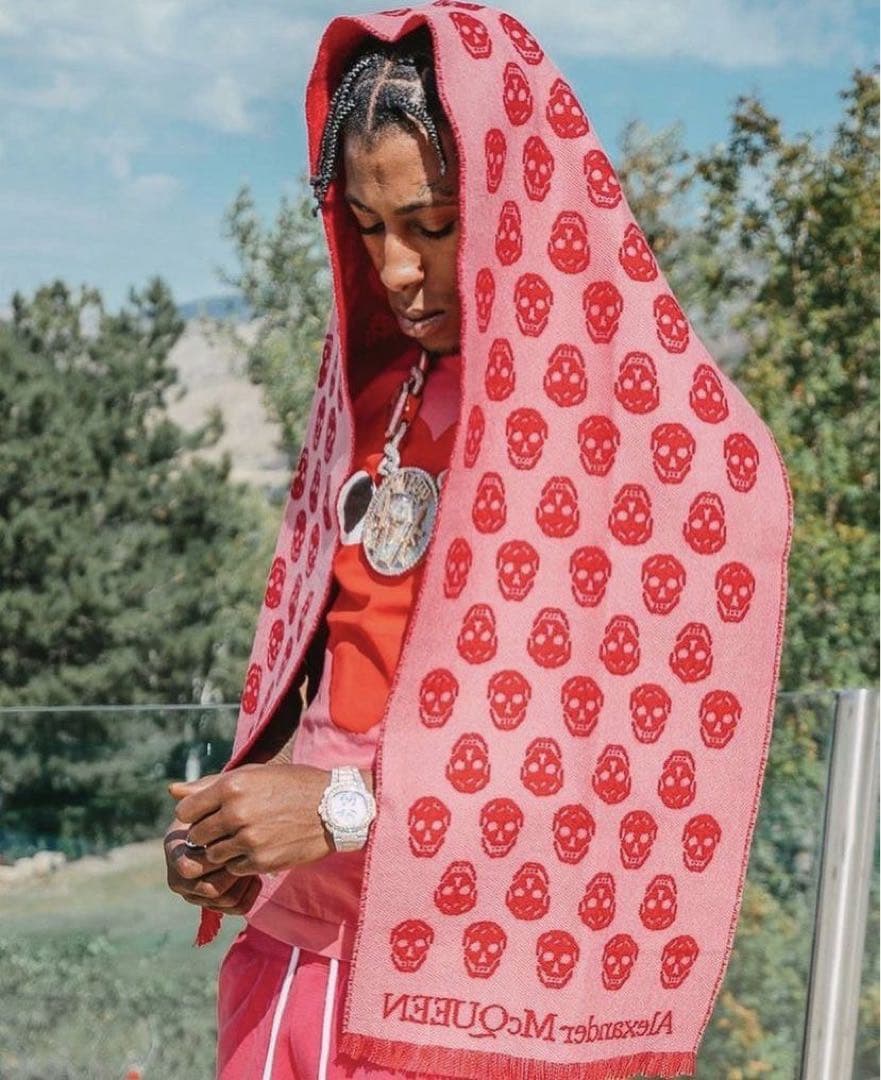 Alexander McQueen スカル　オーバーオール　マフラー・スカーフ