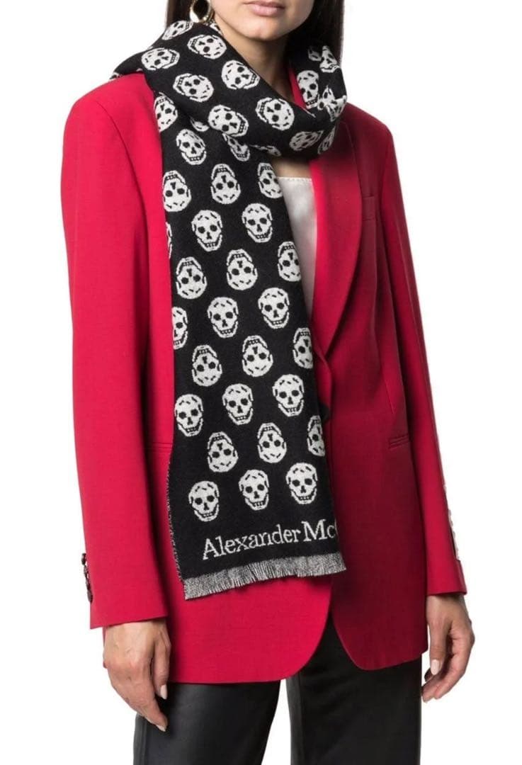 Alexander McQueen スカル　オーバーオール　マフラー・スカーフ