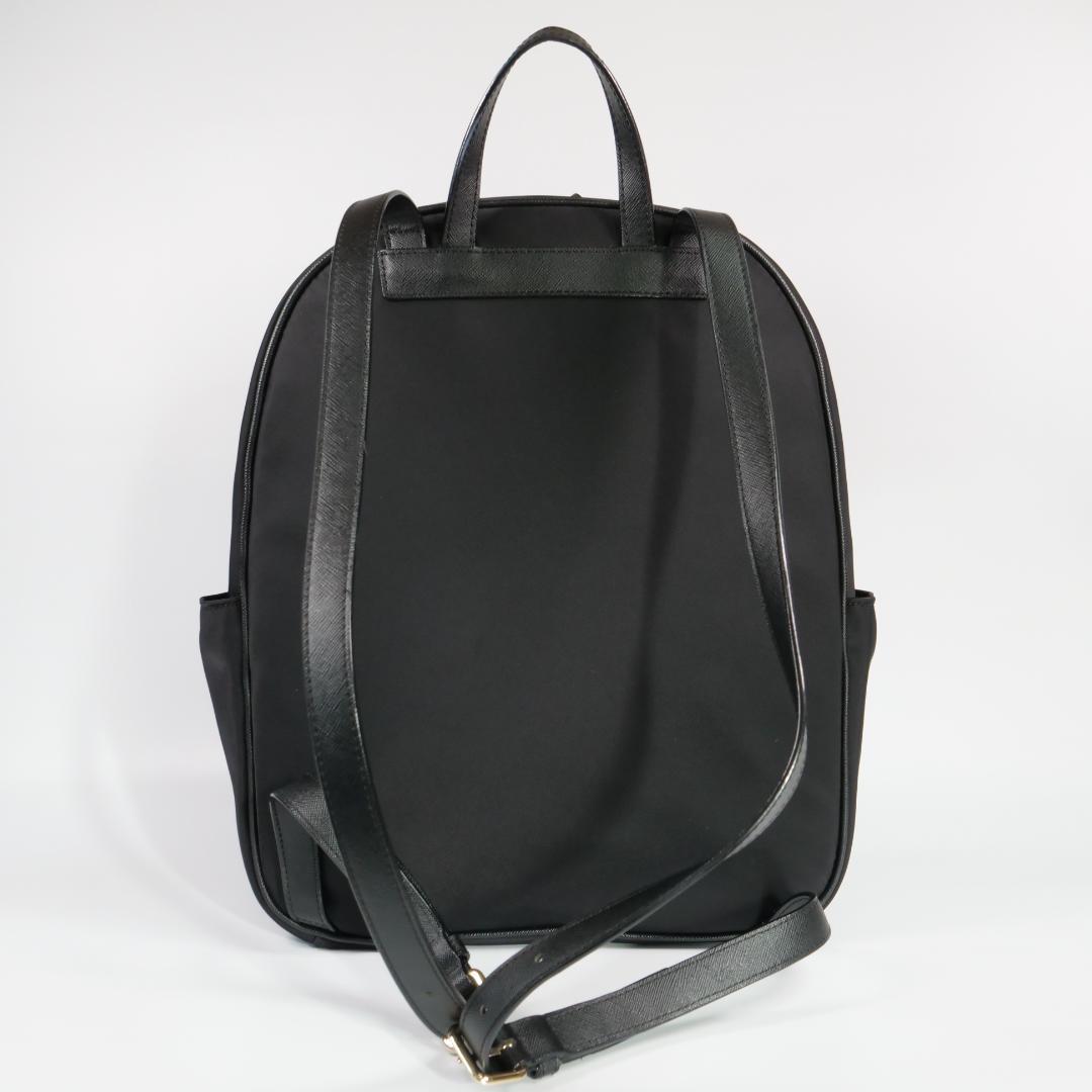 極美品✨ ケイトスペード リュック バックパック ナイロン ブラック 金ロゴ