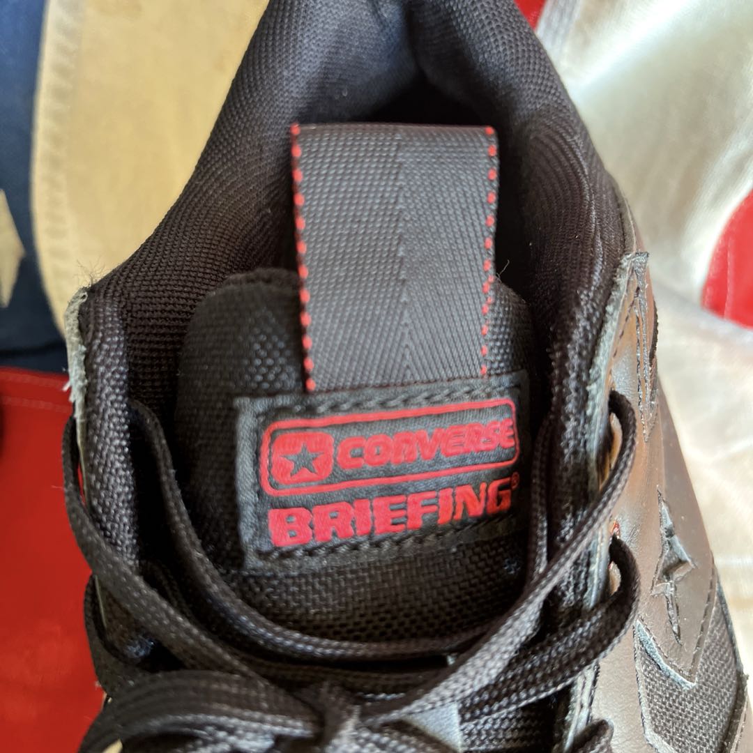 CONVERSE×BRIEFING GOLF スニーカー 28.0cm ブラック