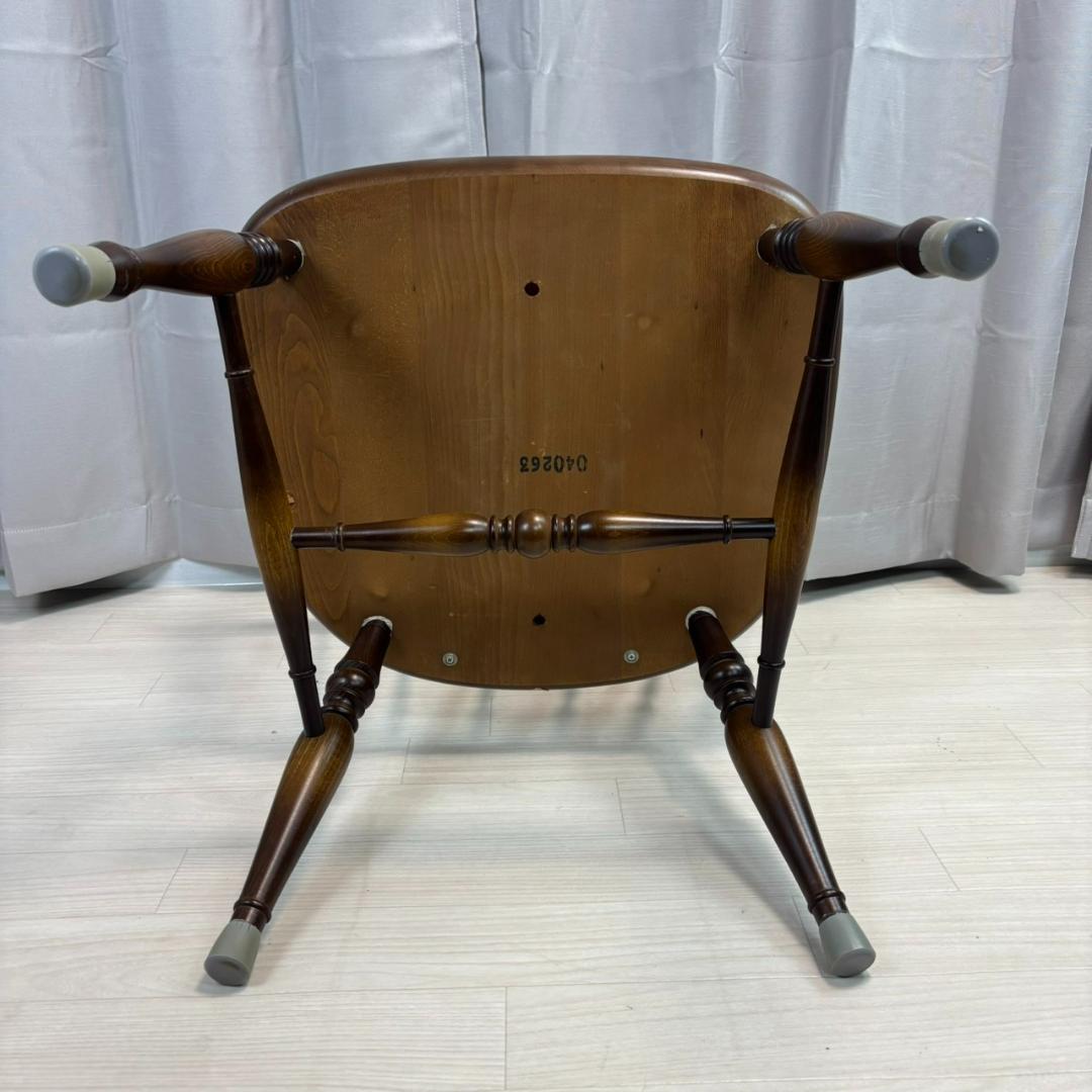 ヴィンテージ　飛騨産業　アームチェア　ダイニングチェア　キツツキ