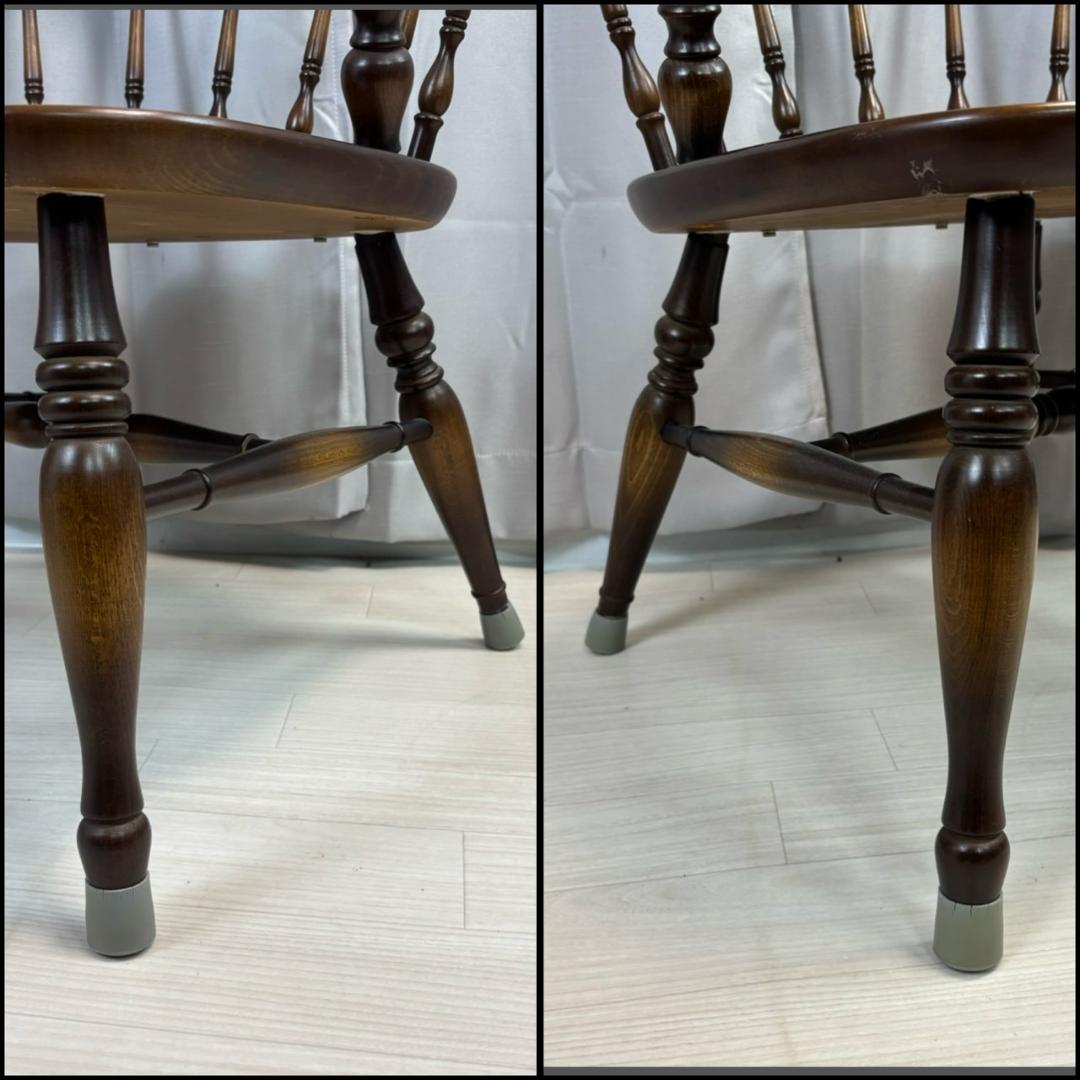 ヴィンテージ　飛騨産業　アームチェア　ダイニングチェア　キツツキ