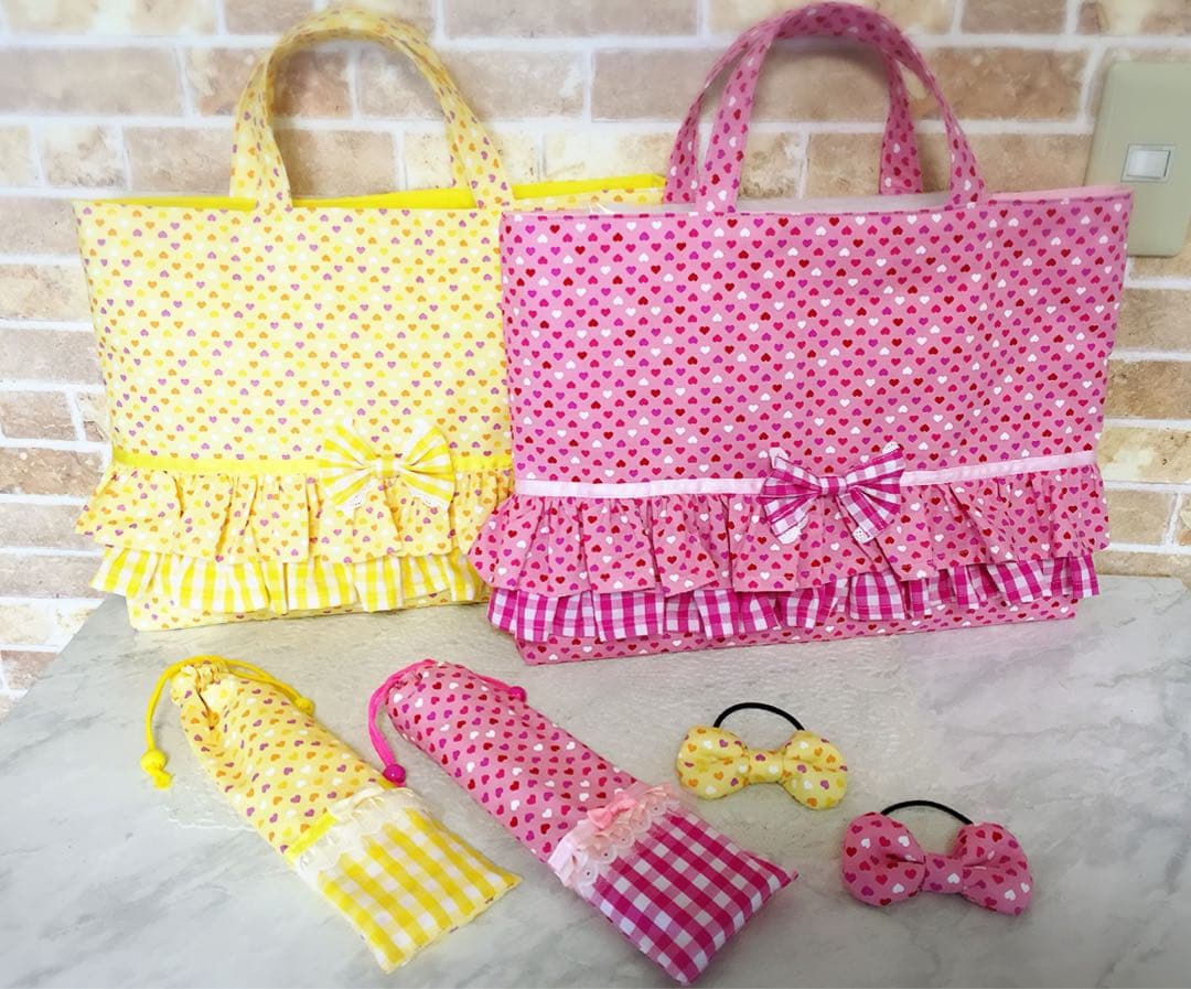 もりちゃん　生地持ち込み　入学グッズ