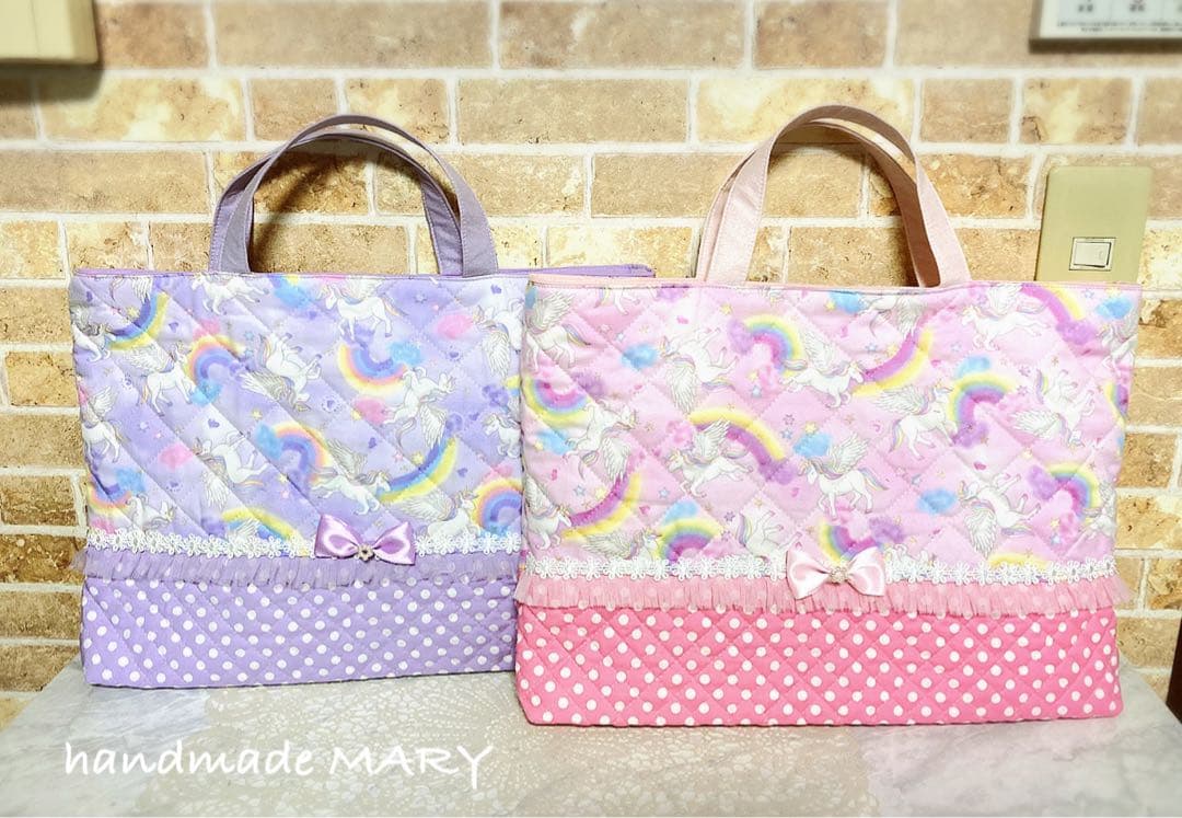 もりちゃん　生地持ち込み　入学グッズ