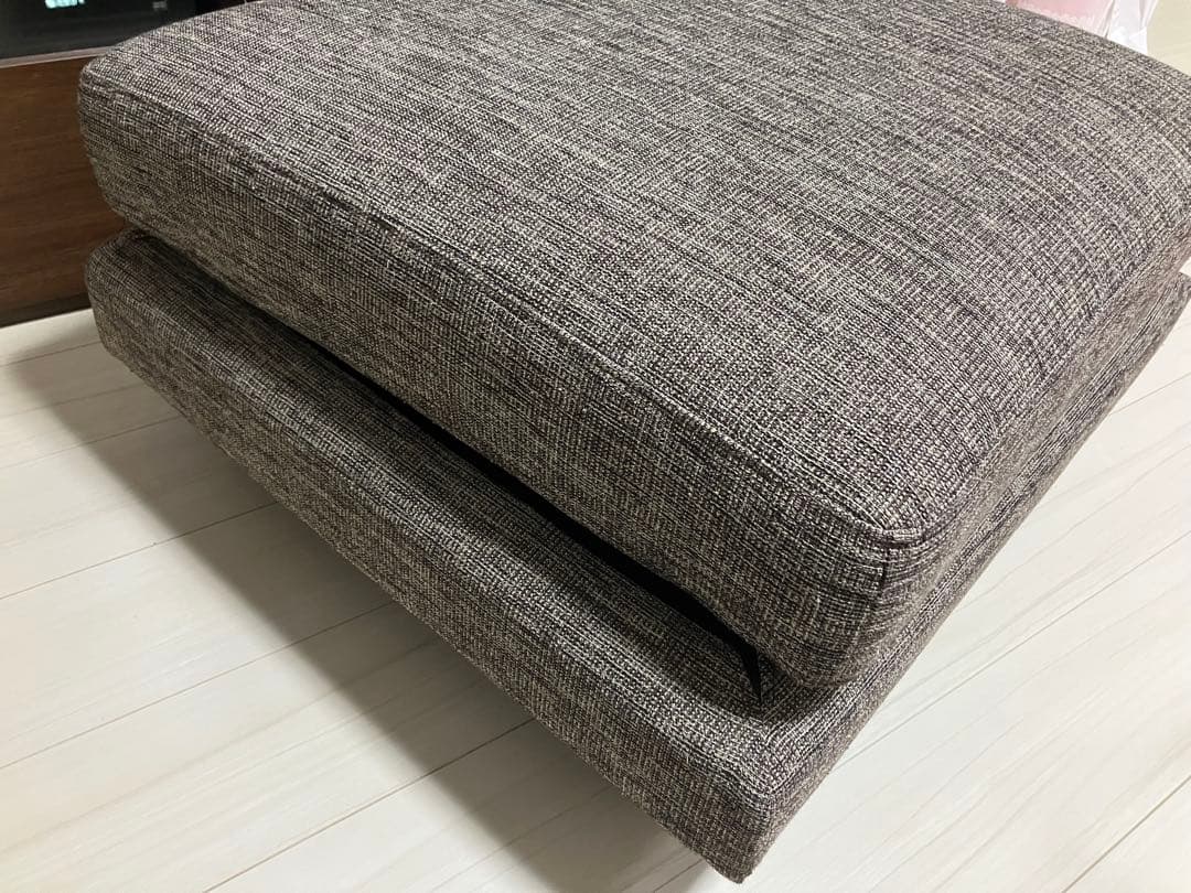 ベルメゾンDAYS耐久性にこだわった 洗える撥水カバーリング　オットマン